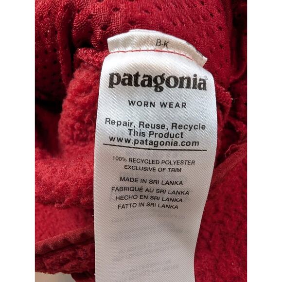 PATAGONIA Women's RetroPile Marsupial Fleece Pullover, Molten Lava, Size S - Picture 8 of 13